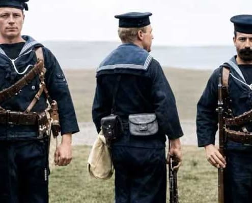 Britse Royal Marines in Oostende