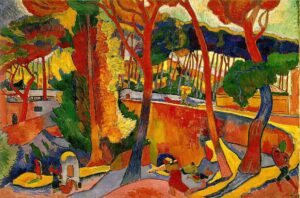 L'Estaque / De draaiende weg (1906) – André Derain