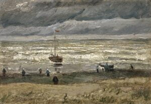 Zeegezicht bij Scheveningen - Vincent van Gogh, 1882