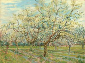 De witte boomgaard - Vincent van Gogh, april 1888