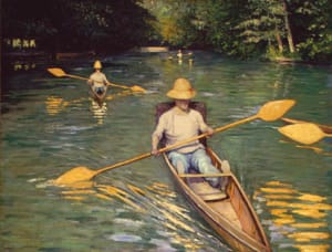 Les Périssoires - Gustave Caillebotte (1877)