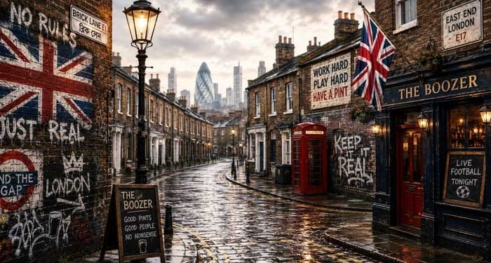 Brits straattaal woordenboek - typical working class